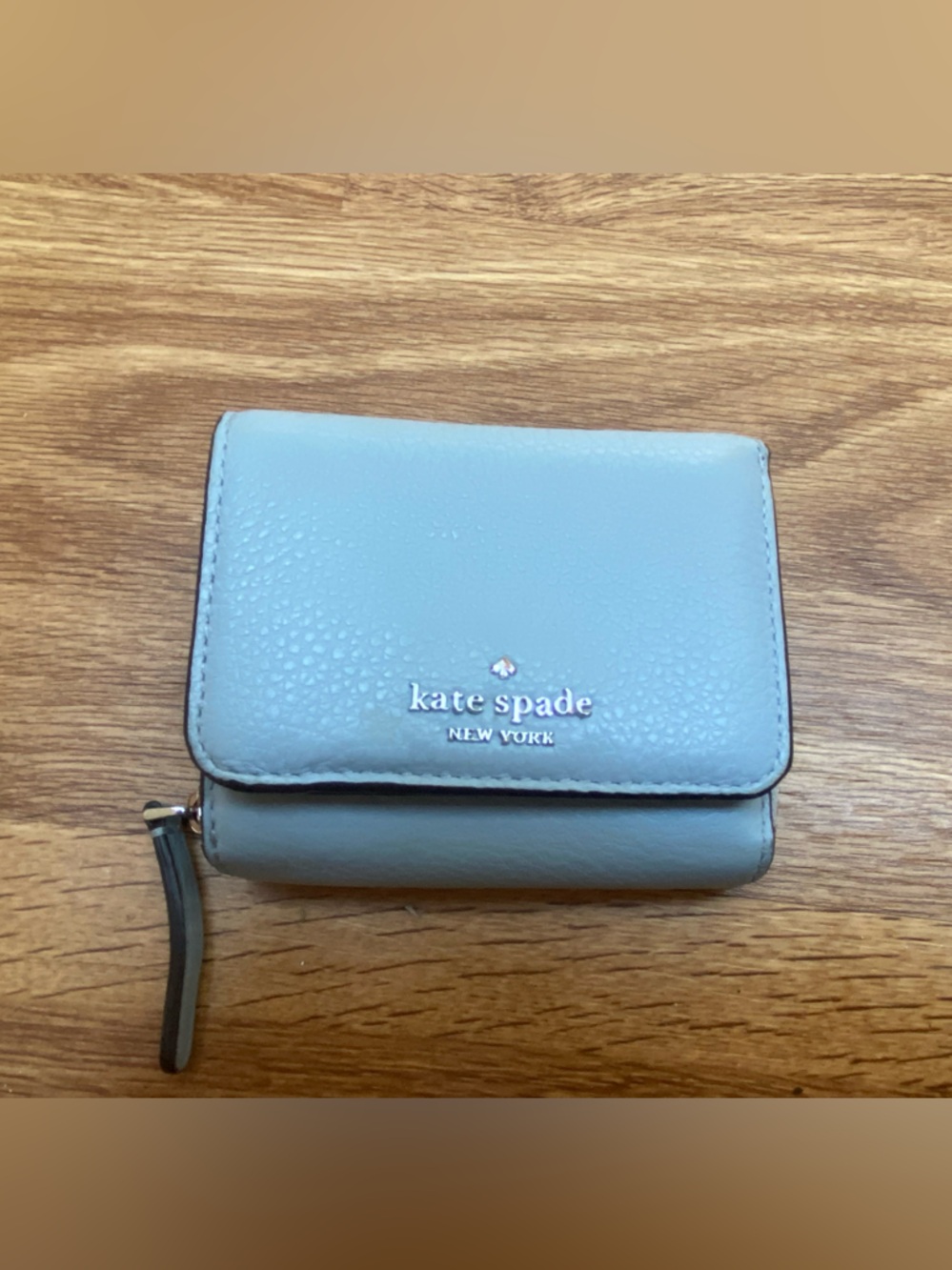 kate spade New York Jackson Jackson Small Trifold Wallet Frosted Blue
